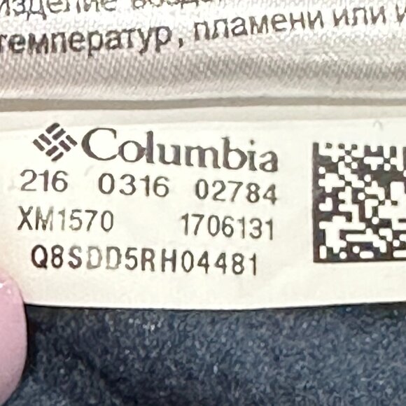 Columbia Flat Top Ridge Fleece Vest Full Zip Blue Size XXL Outdoor Winter Hiking - Picture 7 of 7